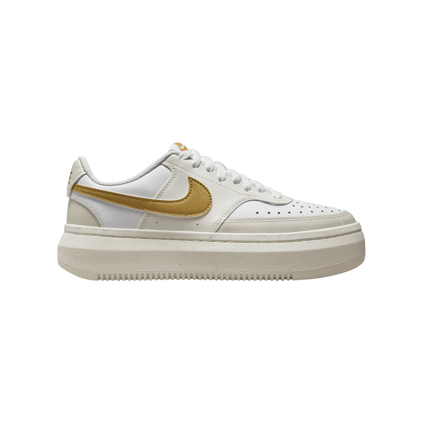 Nike Court Vision Alta Damen Weiss Gold F100