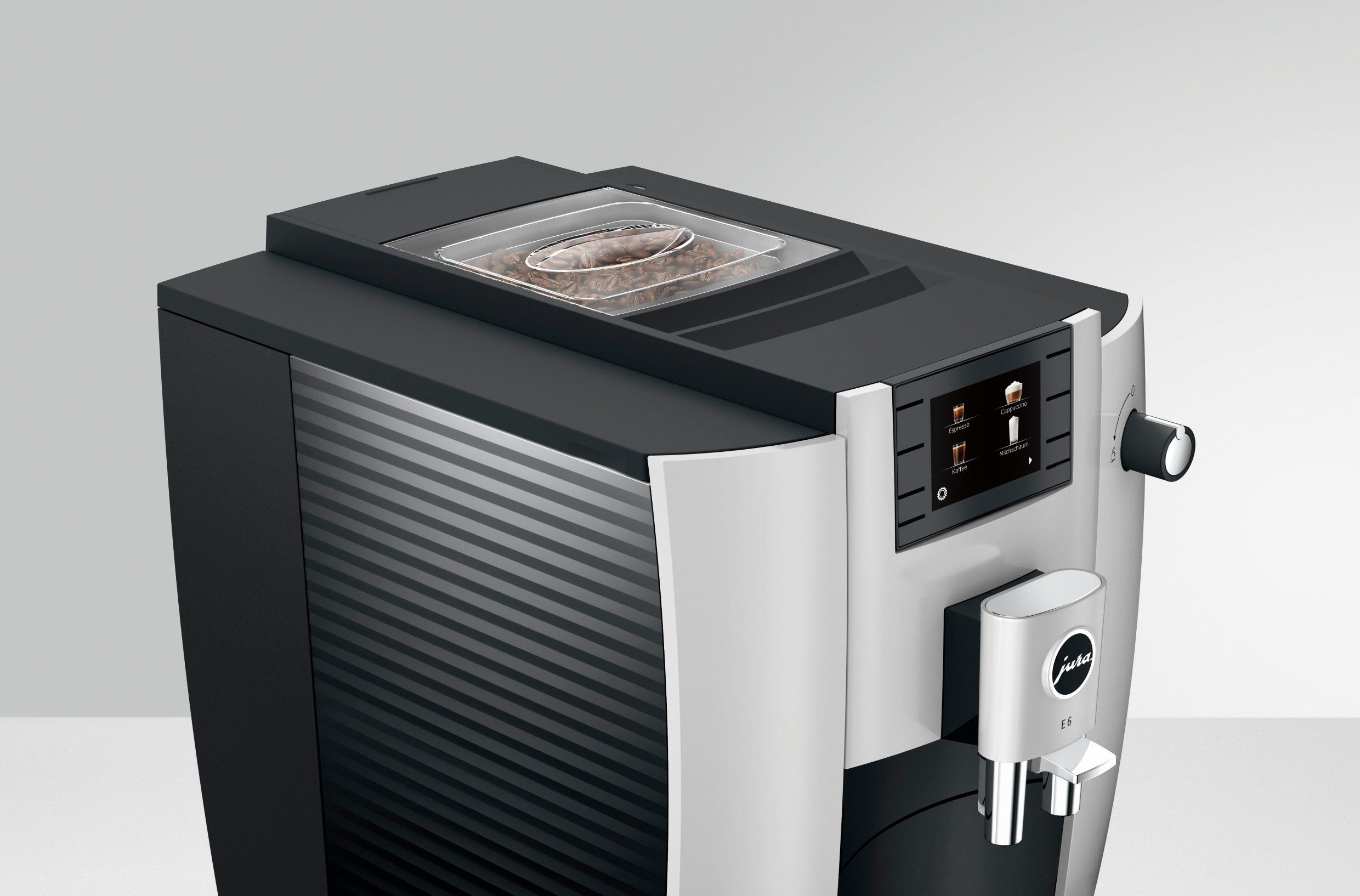 JURA Kaffeevollautomat 15676 E6 Platin (ECS), inkl. 24160 WiFi-Connect
