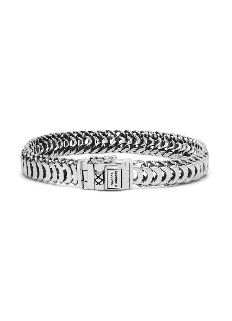 Buddha to Buddha  Lars XS schakelarmband van zilver