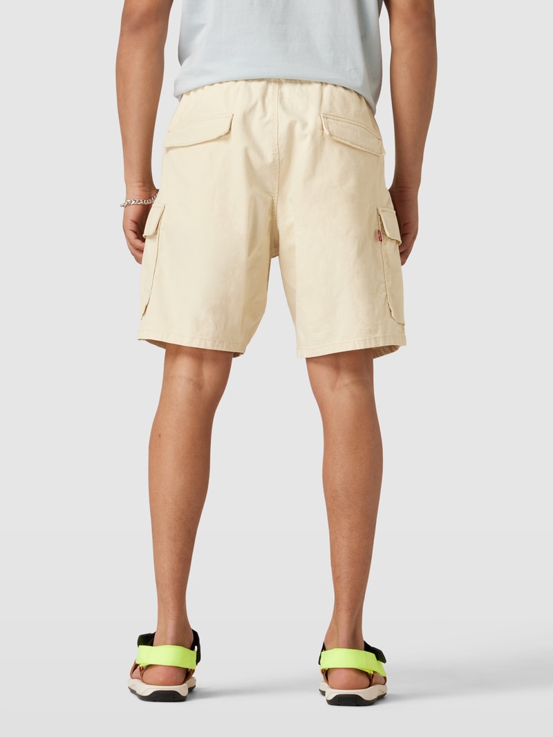 Cargoshorts mit Label-Detail Modell 'SURPLUS' in beige