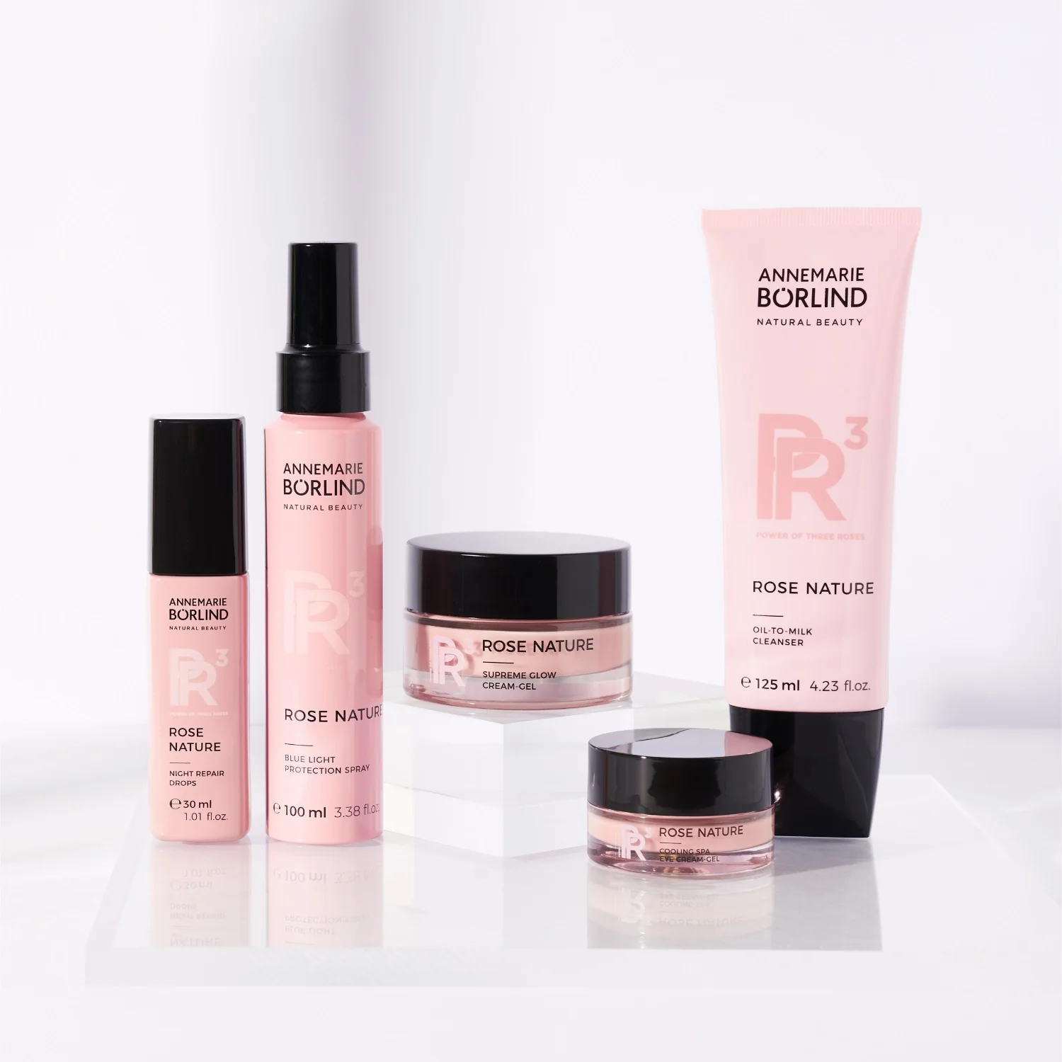 Rose Nature Suprem Glow krema - gel - 24-satni tretman za posvjetljivanje lica
