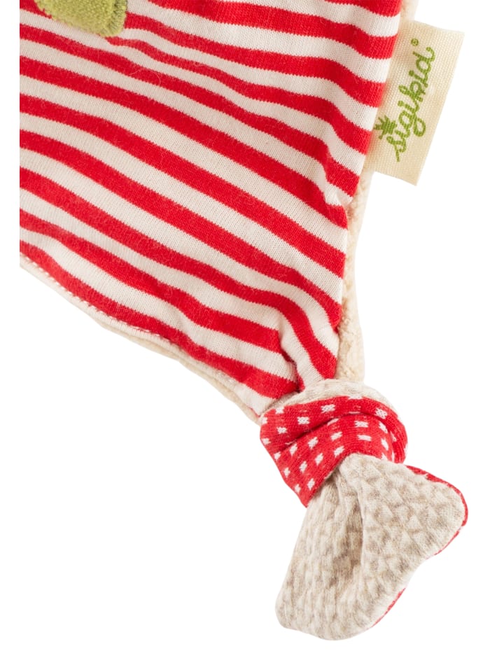 Sigikid Schnuffeltuch Natural Stripes Green in rot günstig kaufen onesize