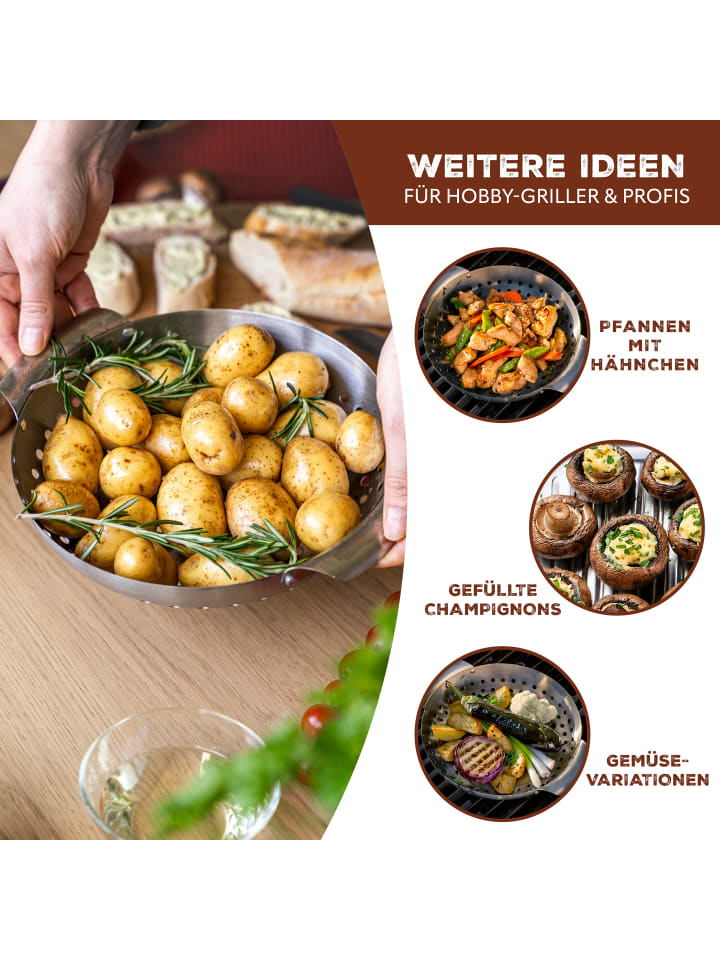 bremermann 2-er-Set Grillkorb günstig kaufen onesize