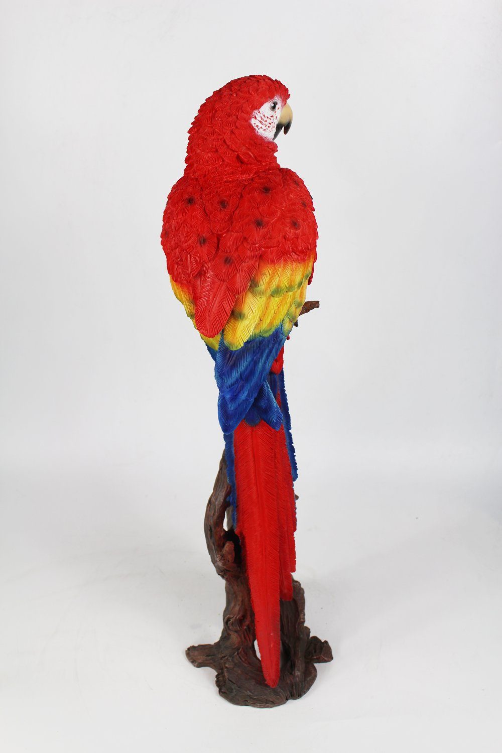 Arnusa Gartenfigur Ara Papagei 66cm Dekofigur, Tierfigur wie echt