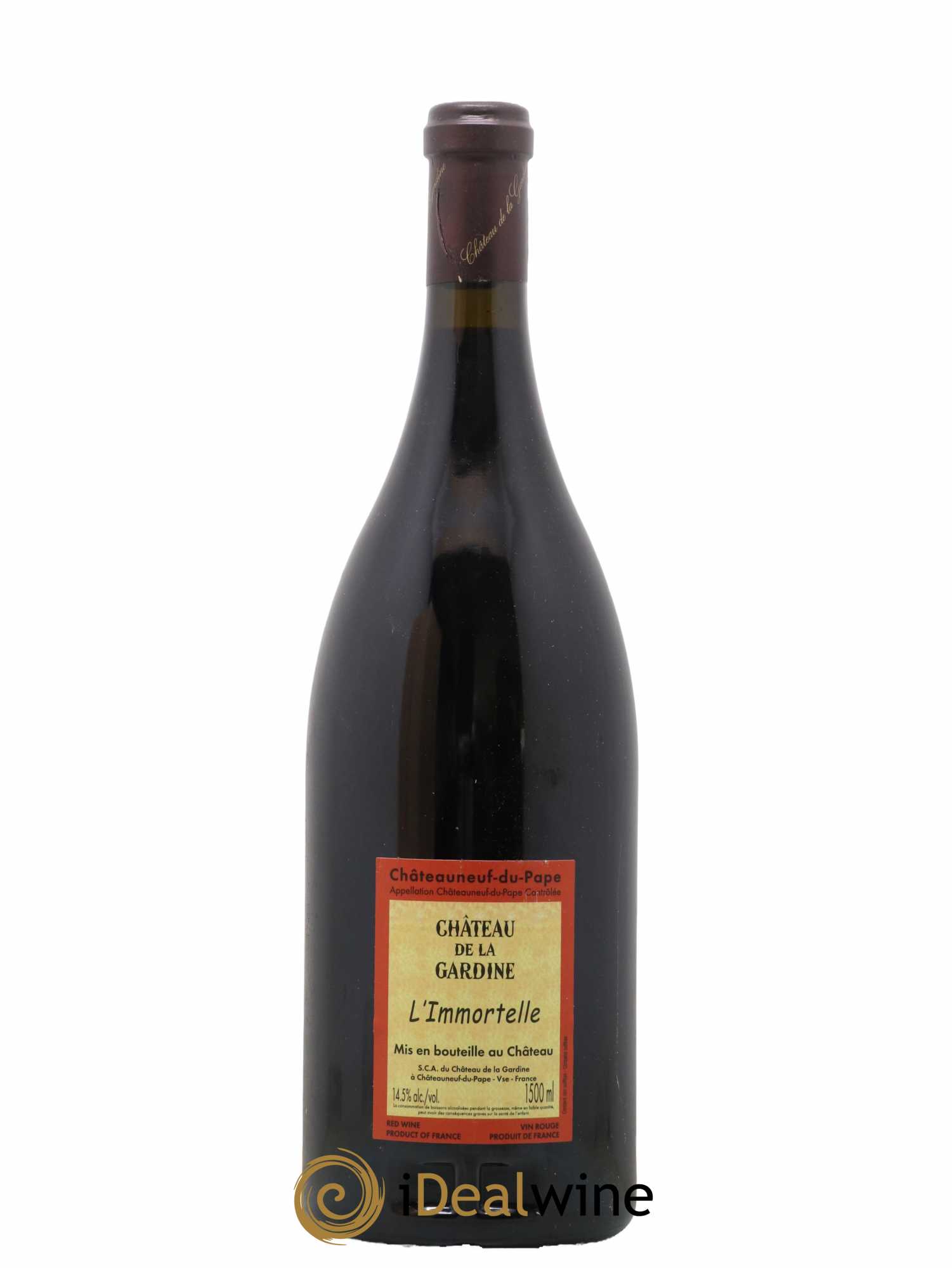 Châteauneuf-du-Pape Château de La Gardine L'Immortelle Famille Brunel  2007 - Lot de 1 Magnum