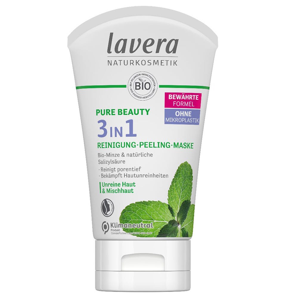 Lavera Pure Beauty 3in1 Reinigung 125 ml