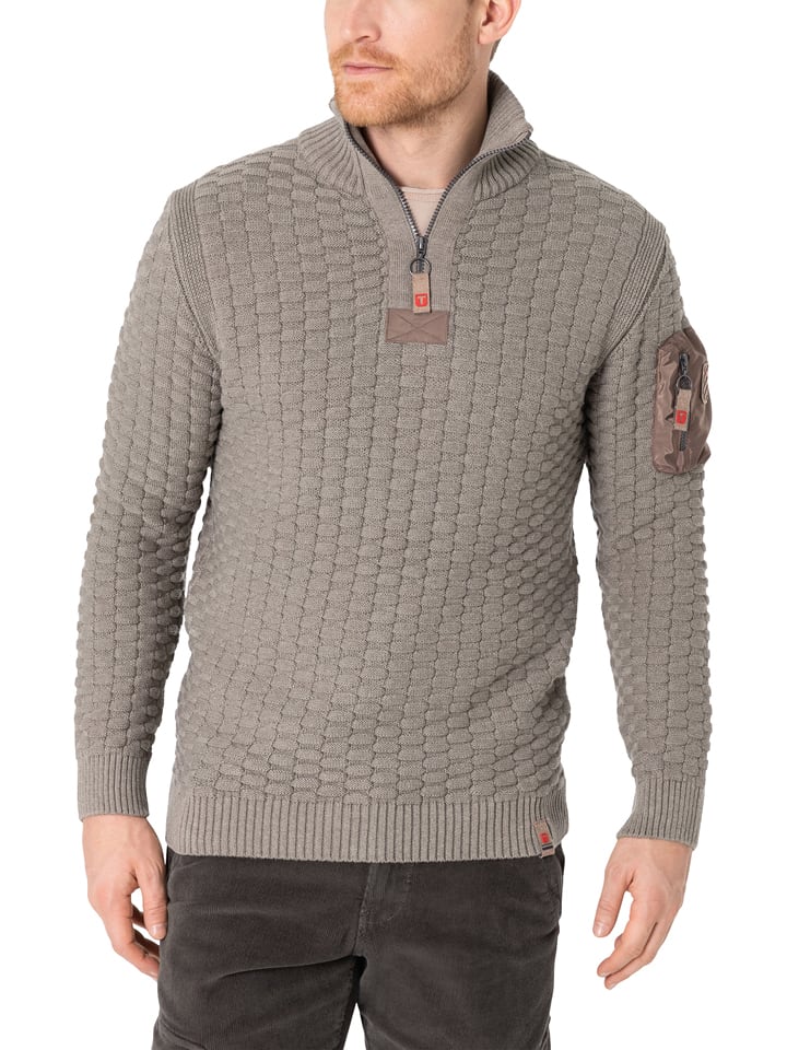 Timezone Pullover in Taupe günstig kaufen