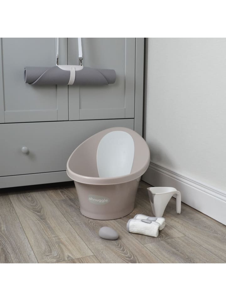 Shnuggle Babybadewanne taupe / hellgrau günstig kaufen onesize
