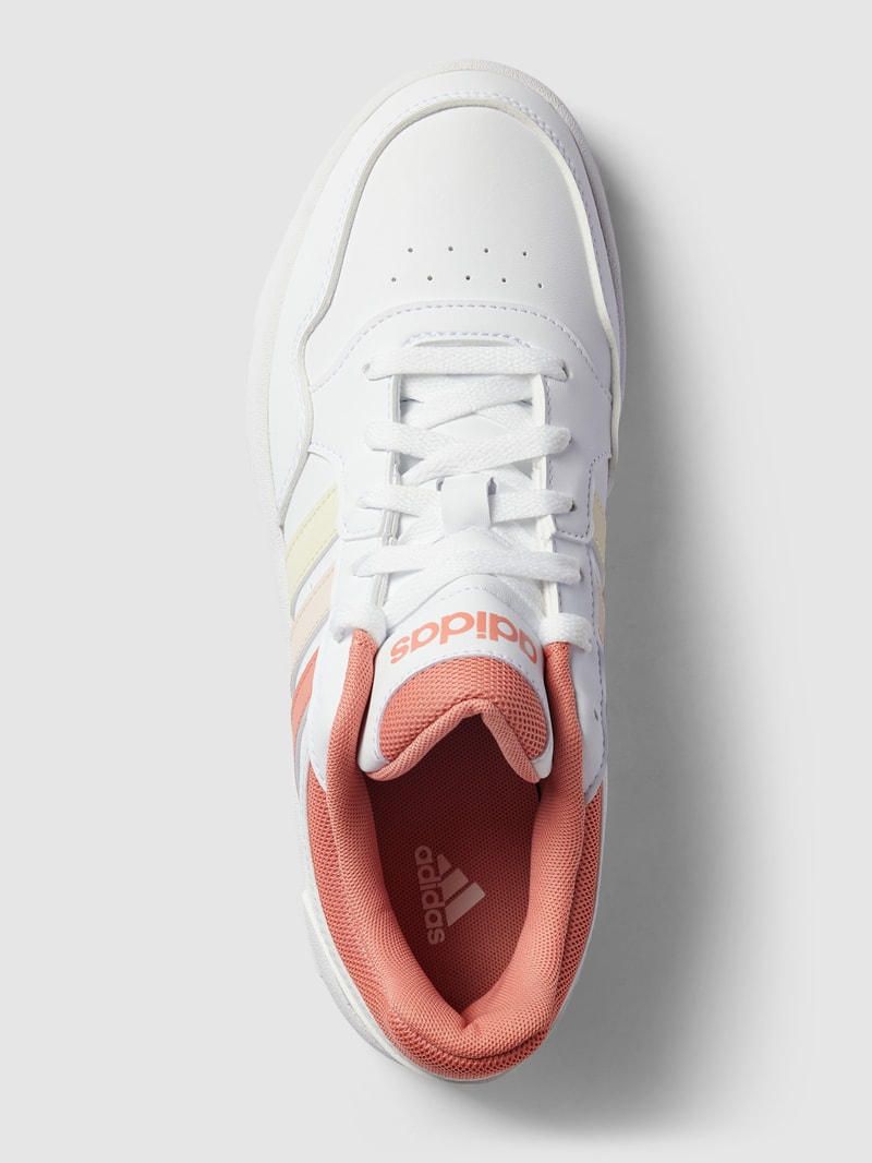 Sneaker mit Label-Print in rostrot