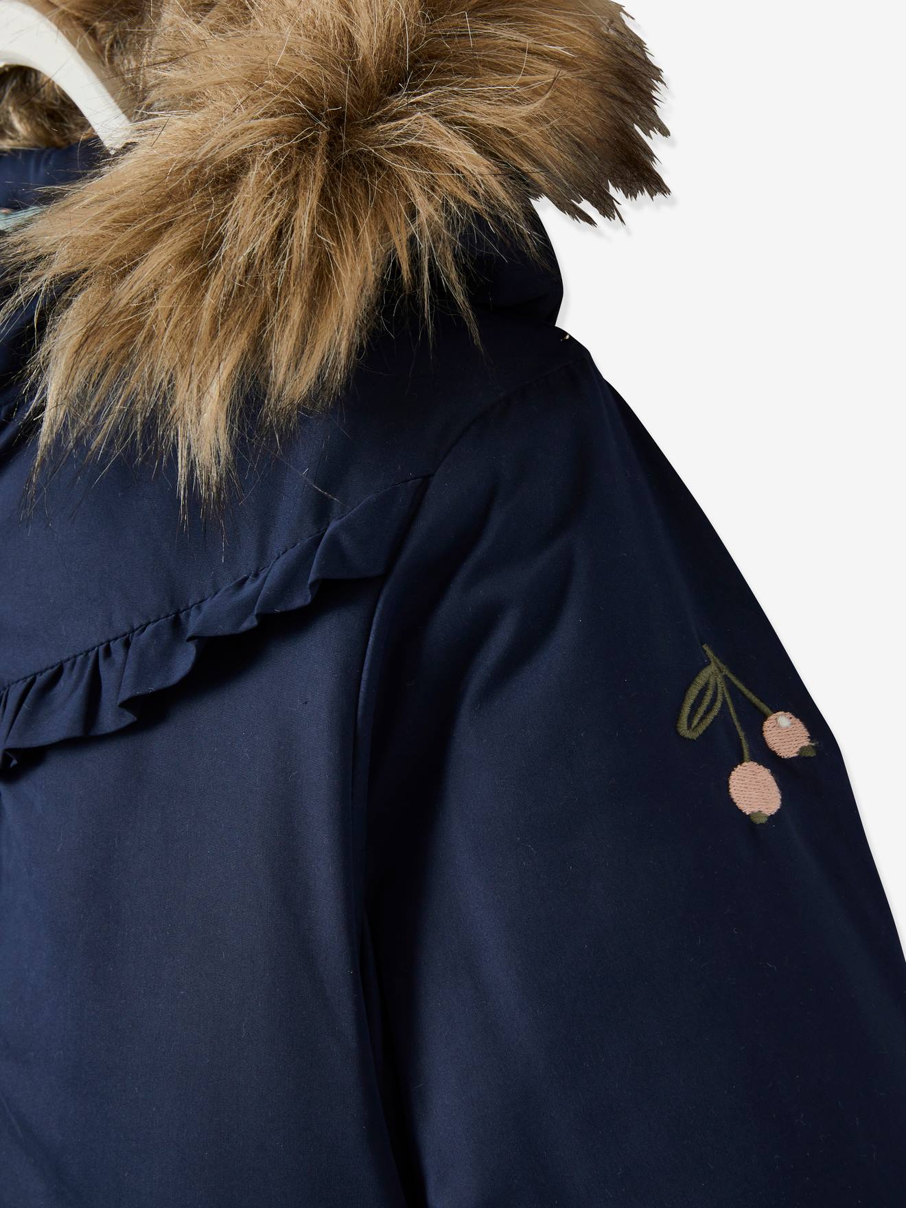 Vertbaudet Mädchen 3-in-1-Jacke mit Recycling-Polyester - nachtblau