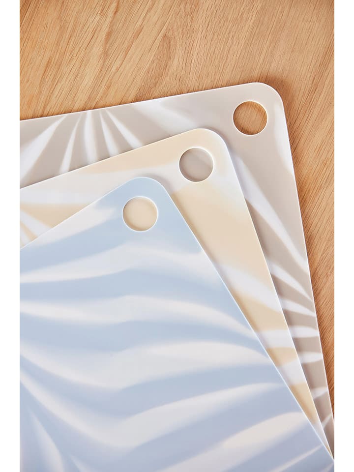 OYOY living design 2er-Set: Tischsets ''Zebura'' in Creme/ Beige - (L)34 x (B)45 cm günstig kaufen onesize