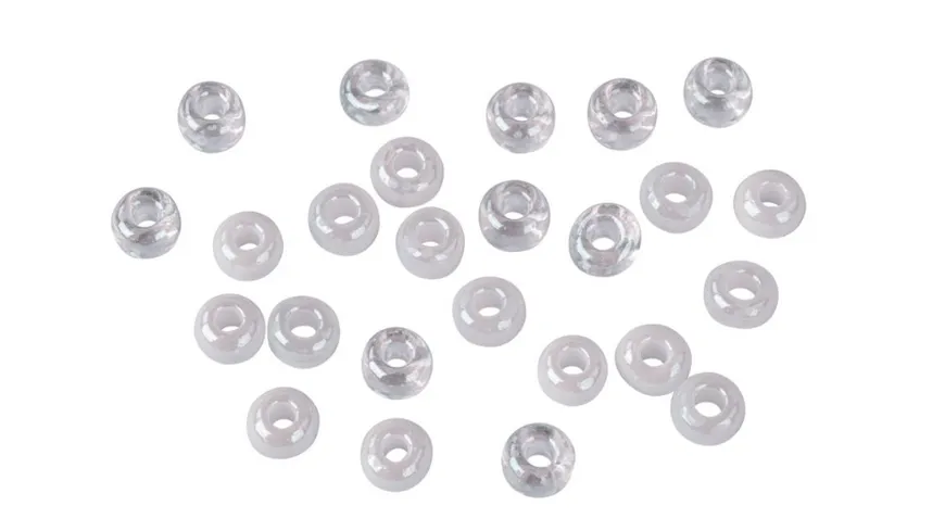 Rayher Glas-Großlochradl, 6,7mm ø 55 g