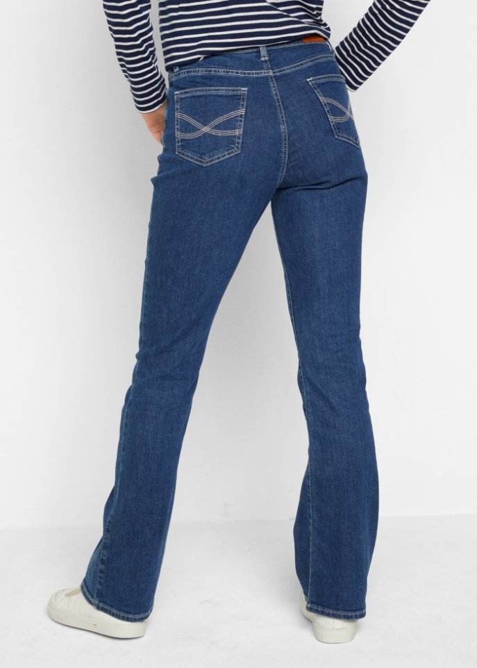 Stretch- Jeans aus Bio-Baumwolle, Bootcut
