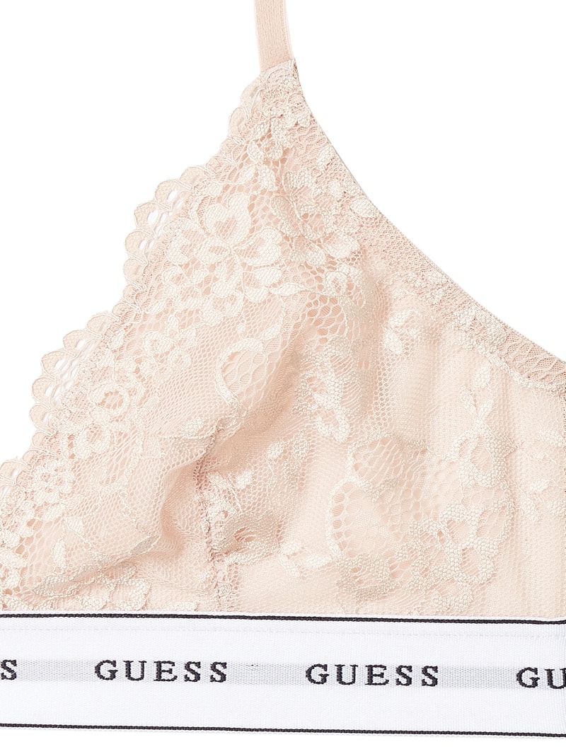 Triangel-BH mit Spitzenbesatz in beige