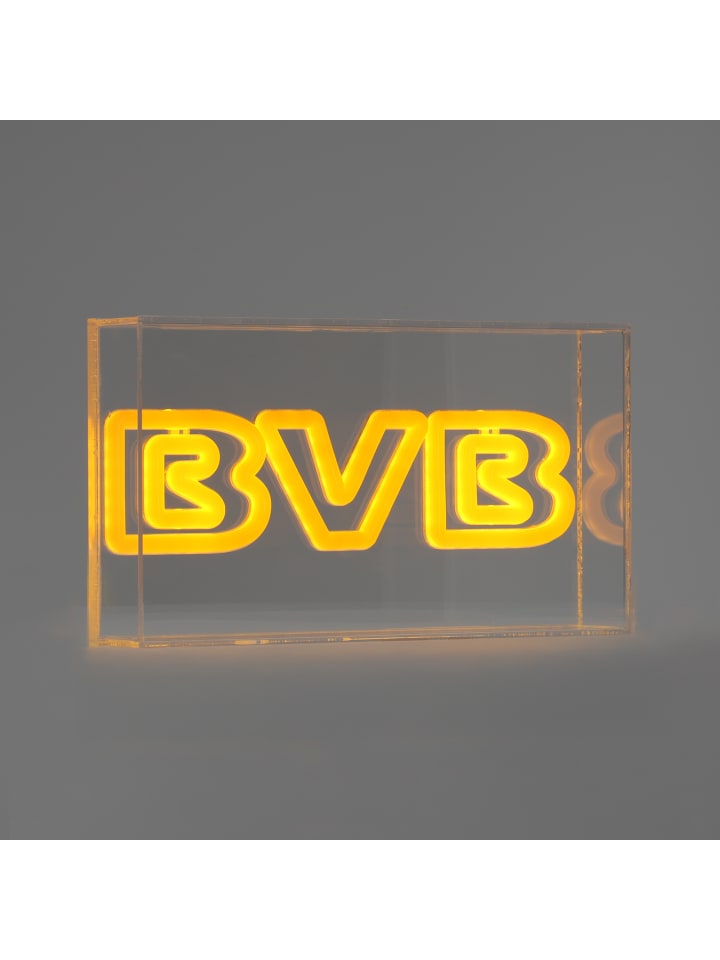 BVB BVB Lichtbox Schriftzug in Gelb günstig kaufen 23 cm