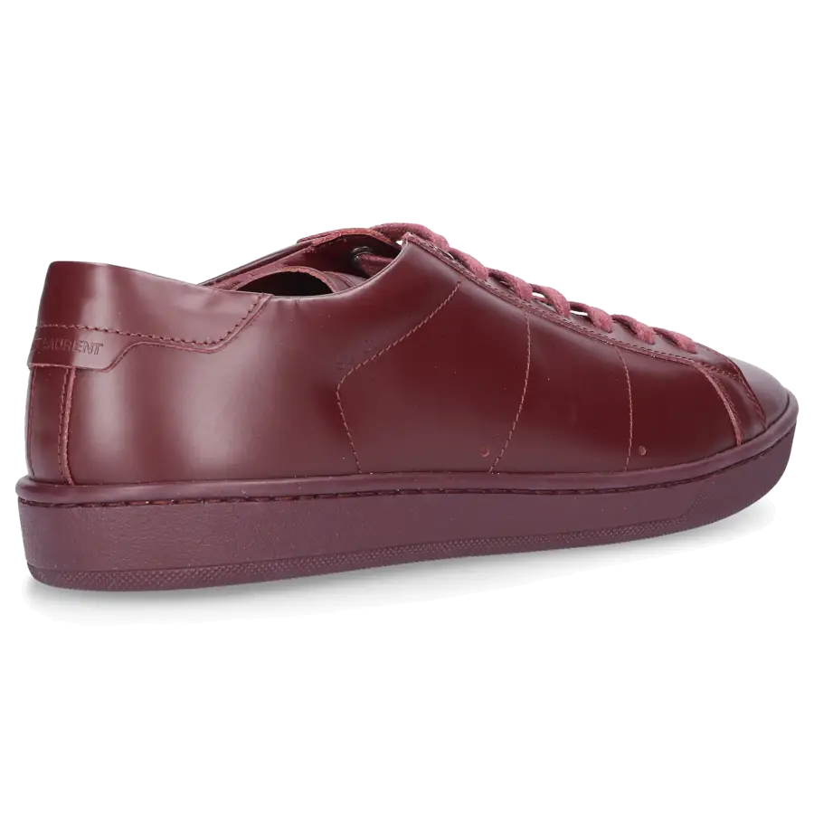 Saint Laurent - Sneaker low SL/06 Kalbsleder Logo bordeaux - rot