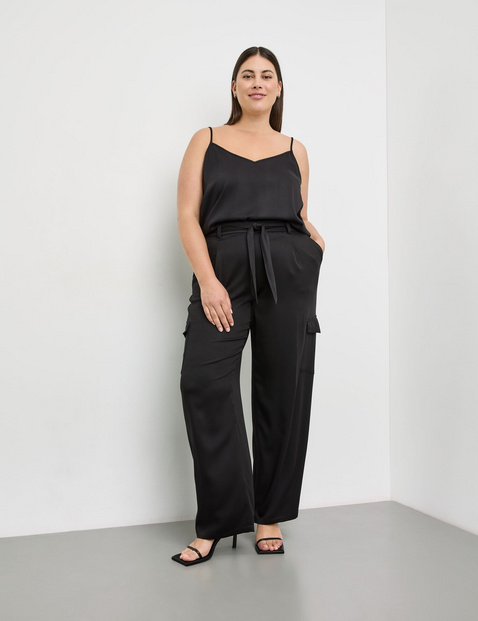 Elegante Cargohose mit fließendem Fall Carlotta