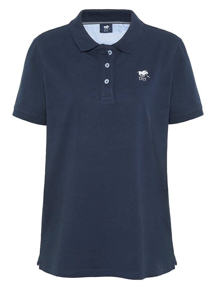 Polo Sylt Poloshirt in Dunkelblau günstig kaufen
