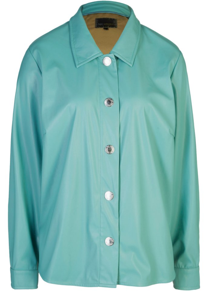 Lederimitat Blusenjacke