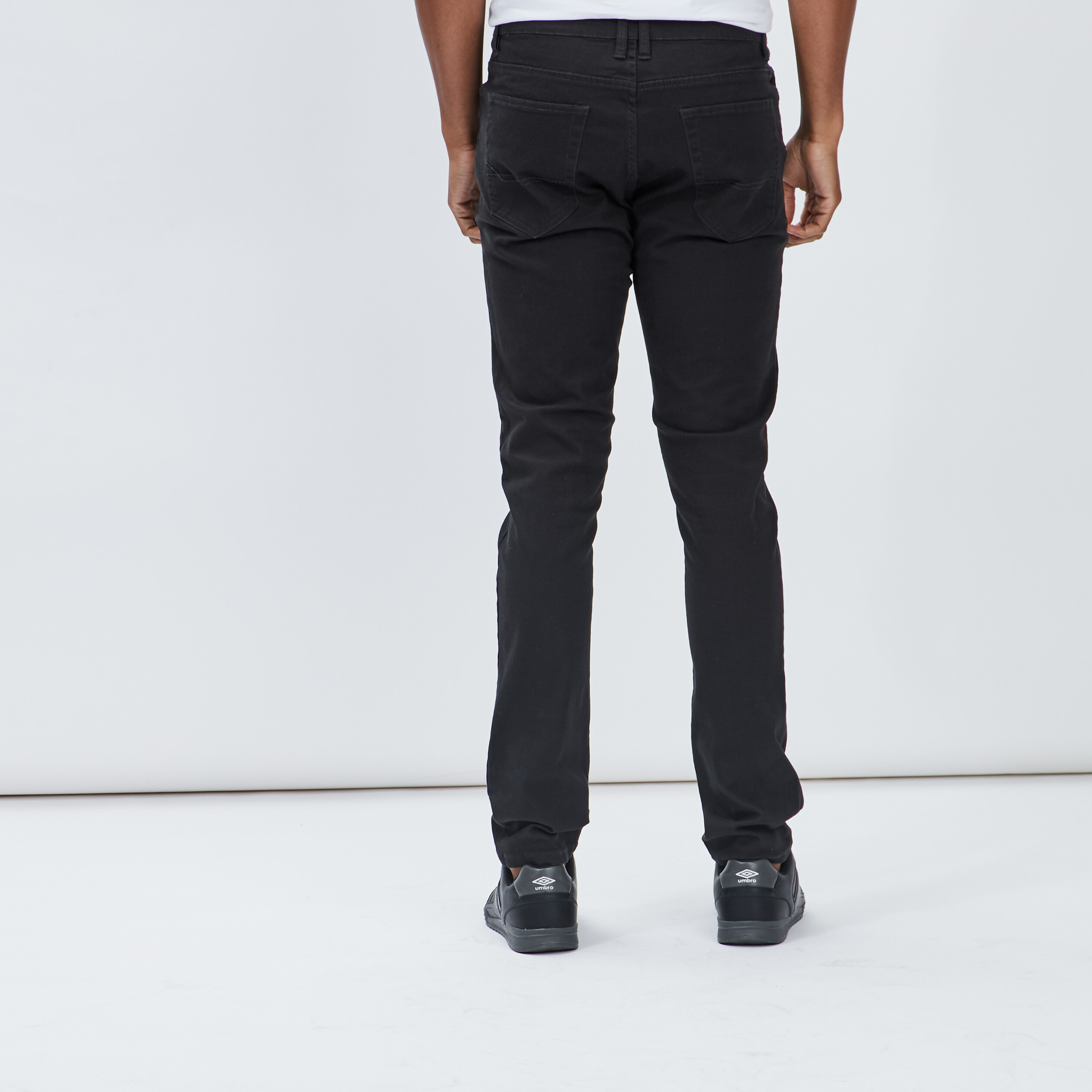 Pantalon droit en coton gris foncé homme | La Halle