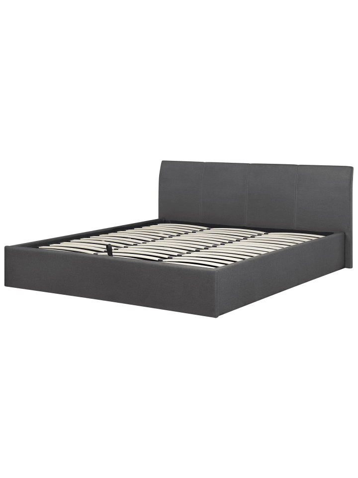 Beliani Doppelbett ORBEY in Grau - (W) 197 x (H) 88 x (L) 212 cm günstig kaufen onesize