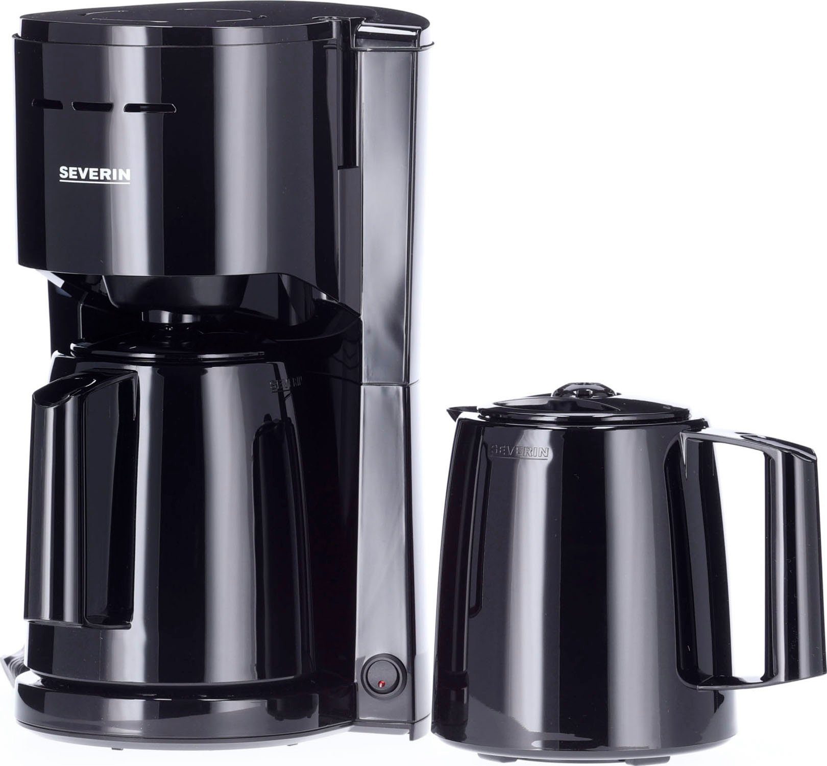Severin Filterkaffeemaschine KA 9307, 1l Kaffeekanne, Papierfilter 1x4, mit 2 Thermokannen