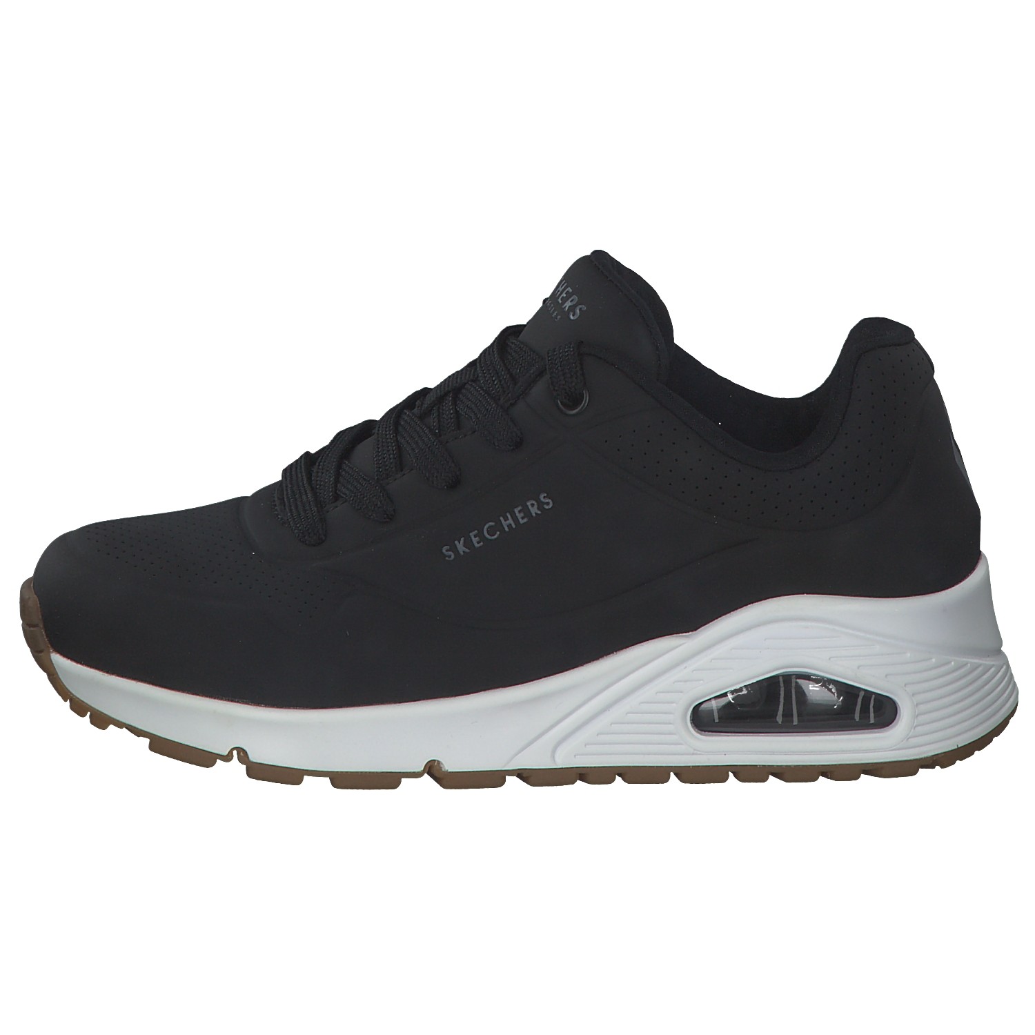 Skechers 73690, Sneakers Low, Damen, black/white