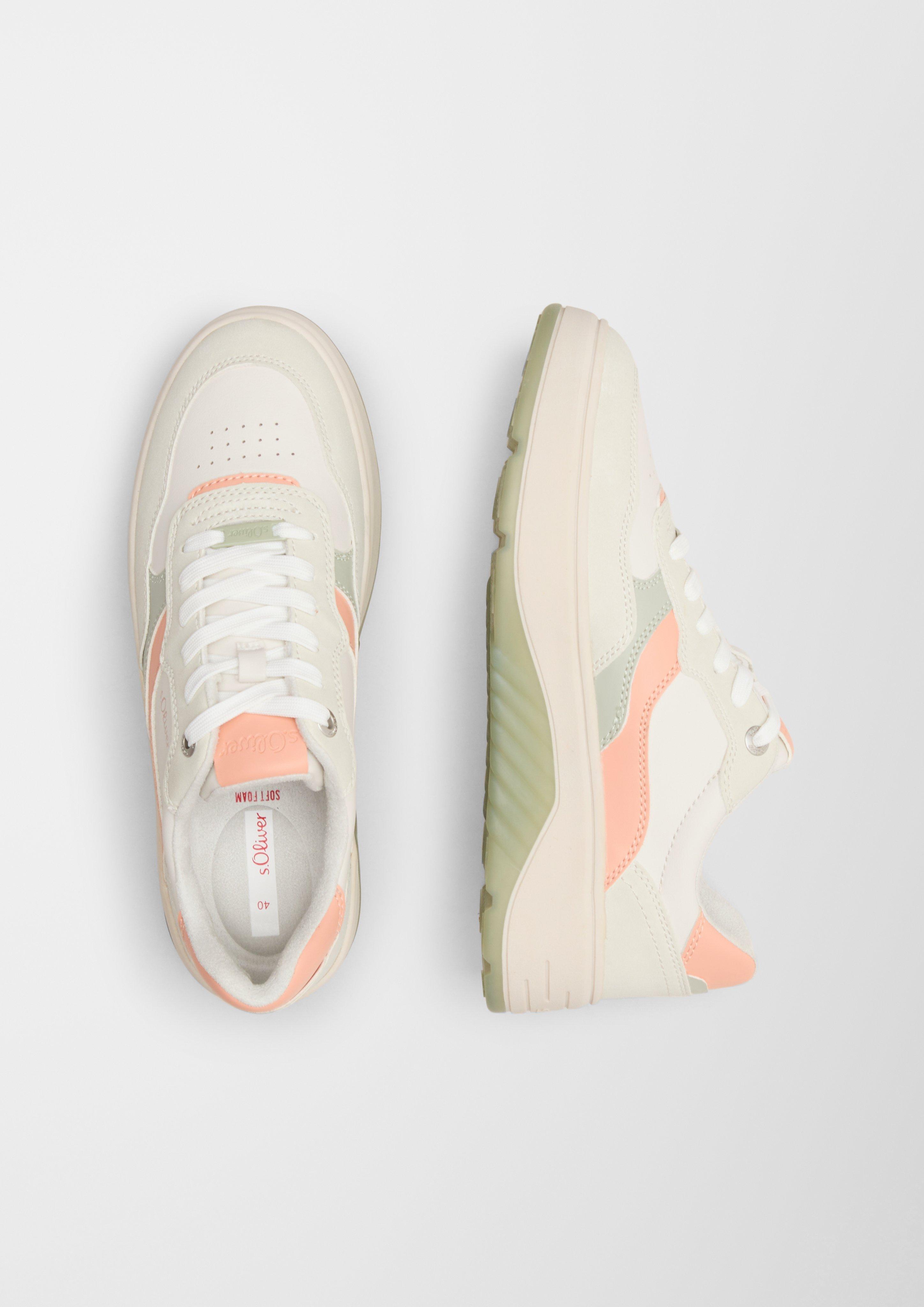 Sneaker aus Lederimitat  6007309-709
