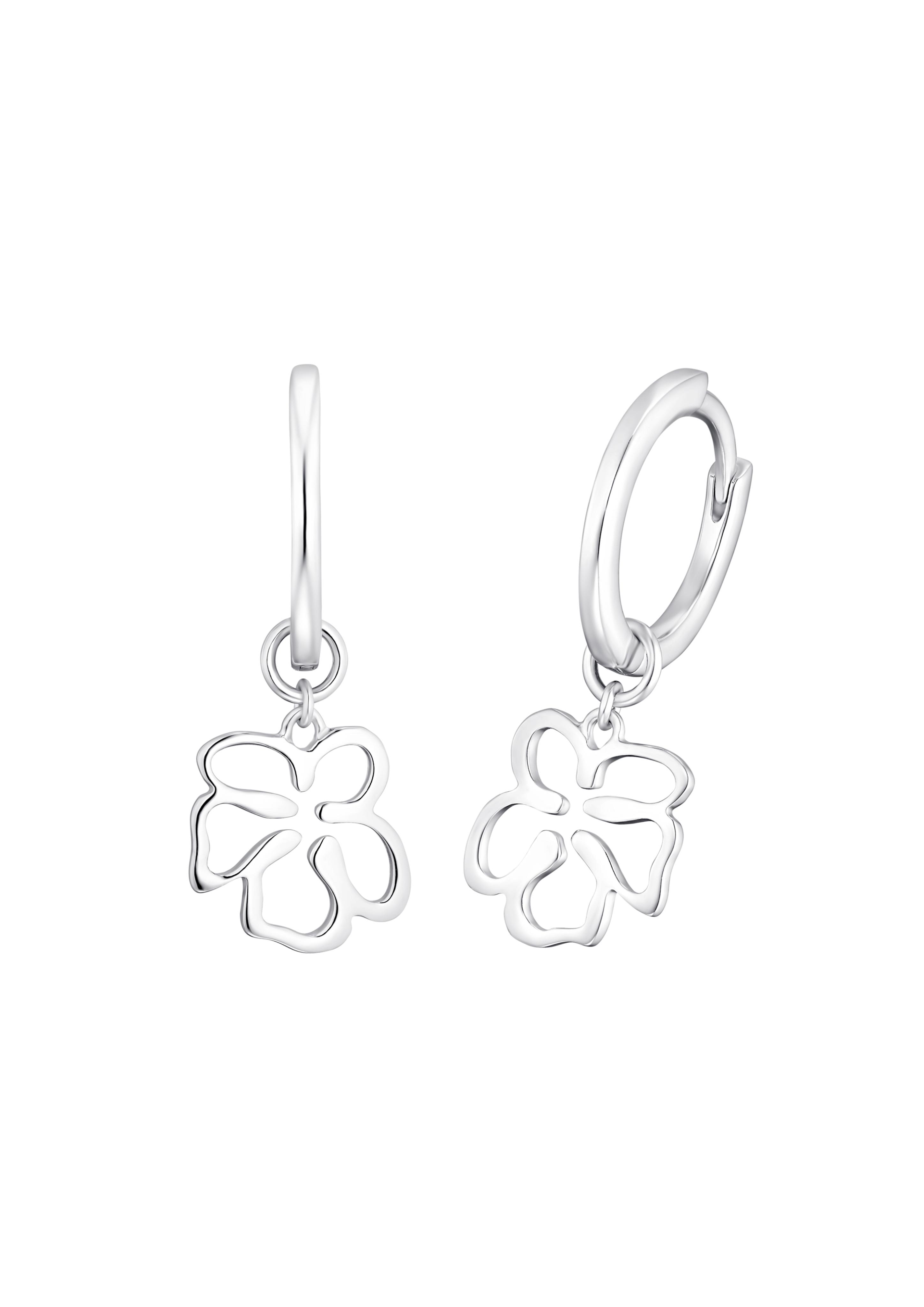 Silber-Creolen Blume  6006379-19