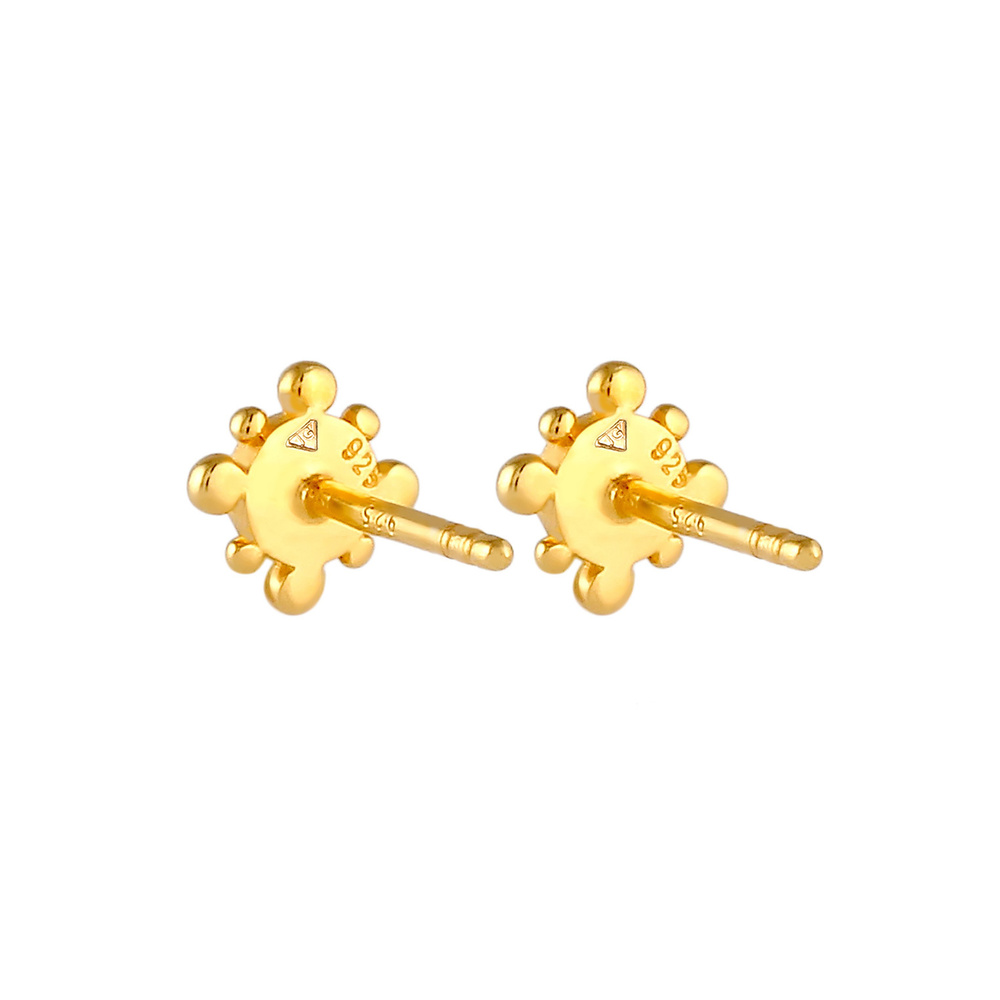 Elli Elli Boucles d'Oreilles en pierre de lune pour dames - Vintage 925/1000 argent ma Boucles d'oreilles