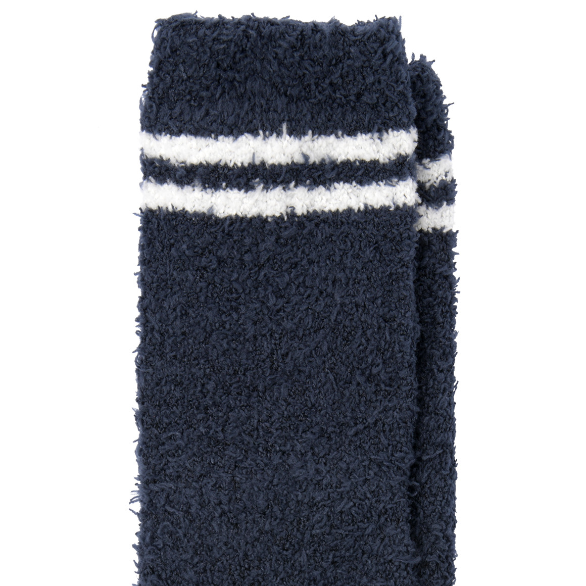 1 Paar Damen Kuschelsocken mit Streifen