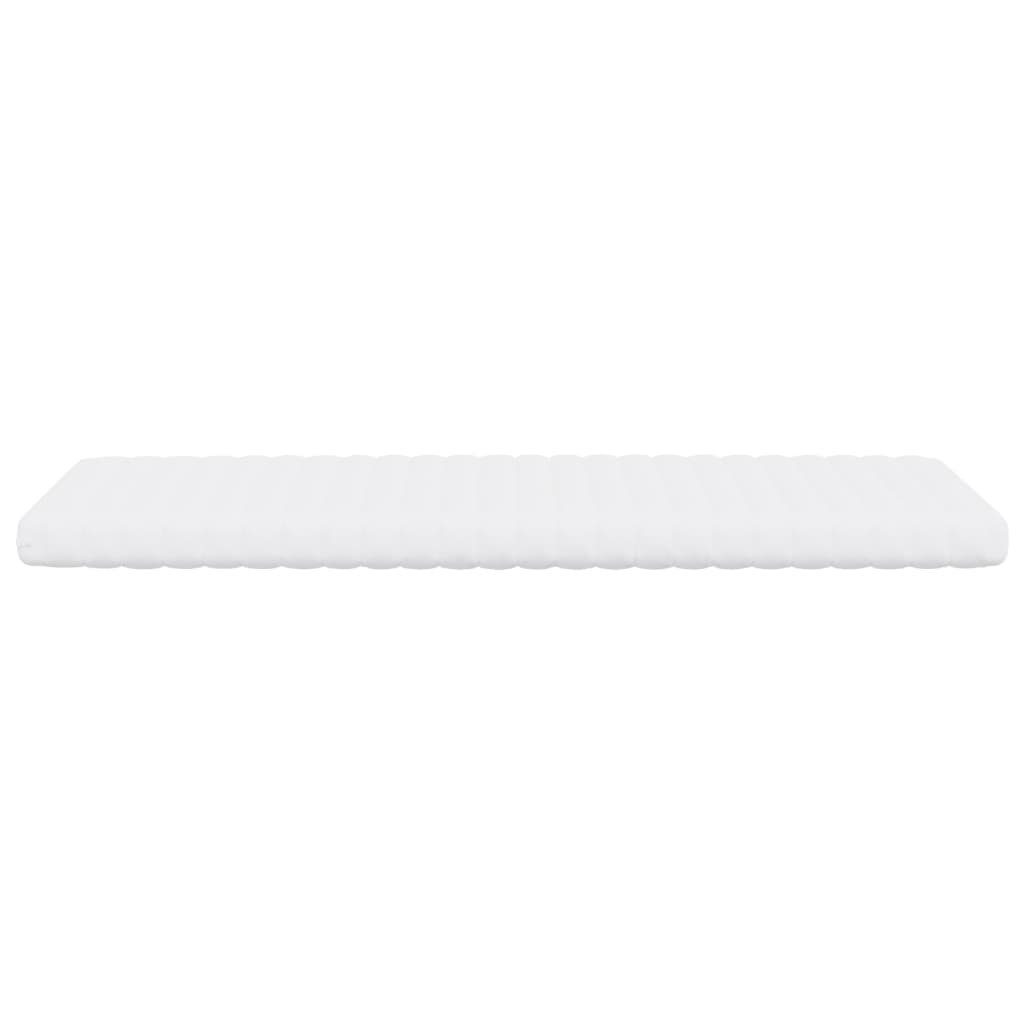 Boxspringmatratze Schaumstoffmatratze Weiß 100x200 cm 7-Zonen Härtegrad 20 ILD, vidaXL