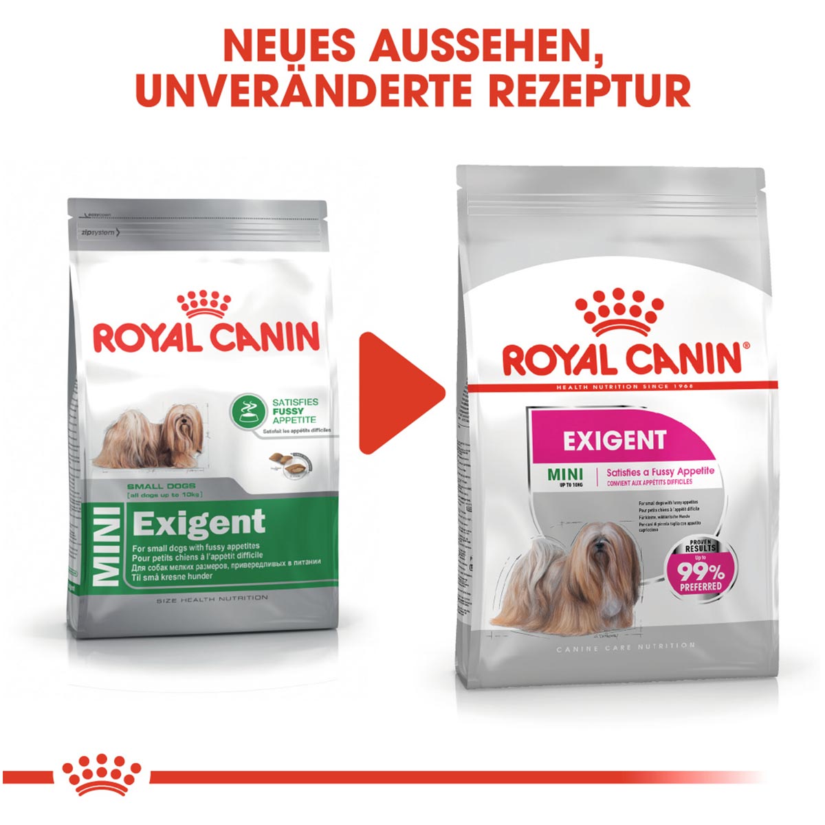 ROYAL CANIN EXIGENT MINI Trockenfutter für wählerische kleine Hunde 3kg