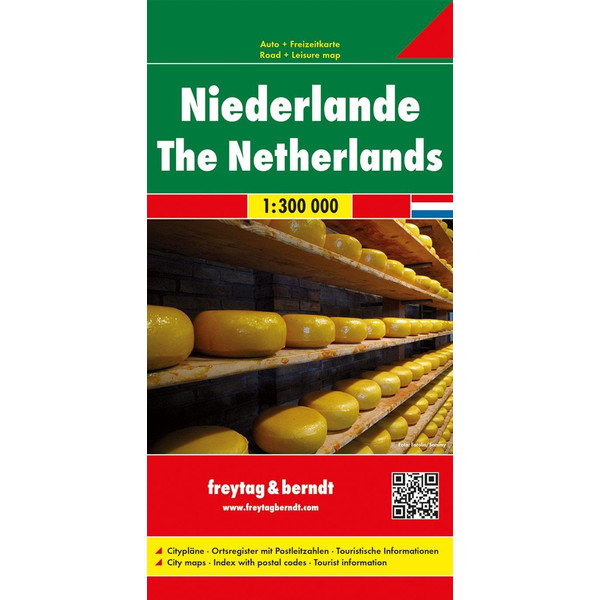 Niederlande 1 : 300 000 - Straßenkarte