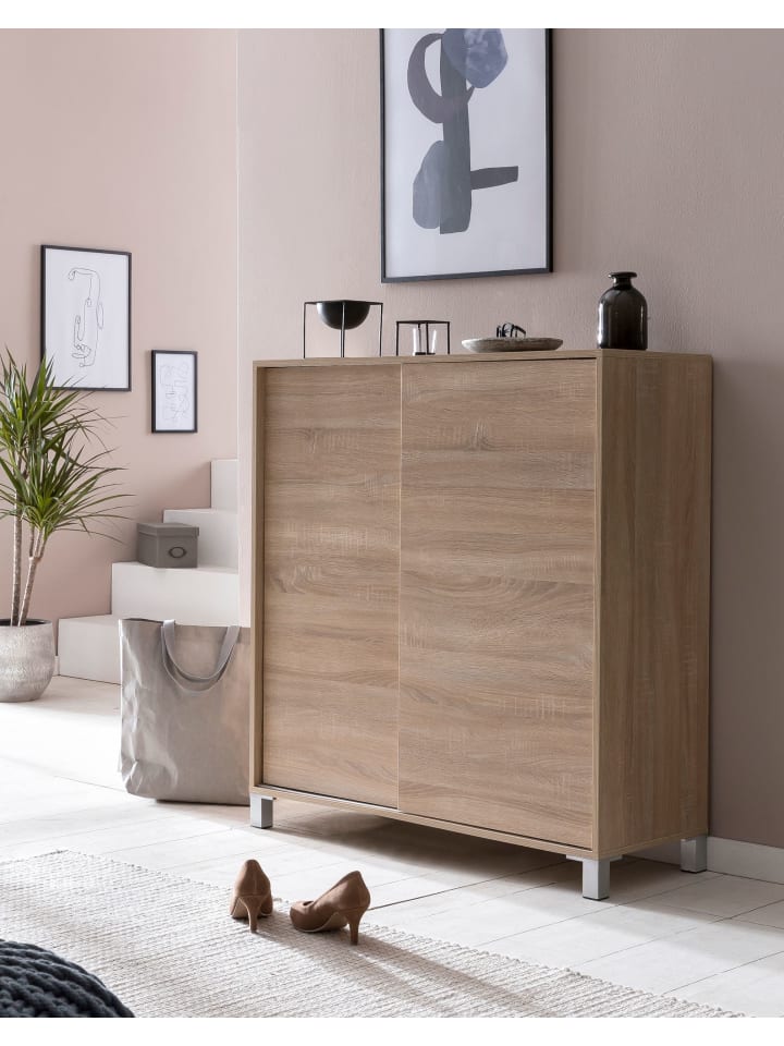 KADIMA DESIGN Schuhschrank Modern | 20 Paar, Schiebetüren, Stauraum in Beige günstig kaufen onesize