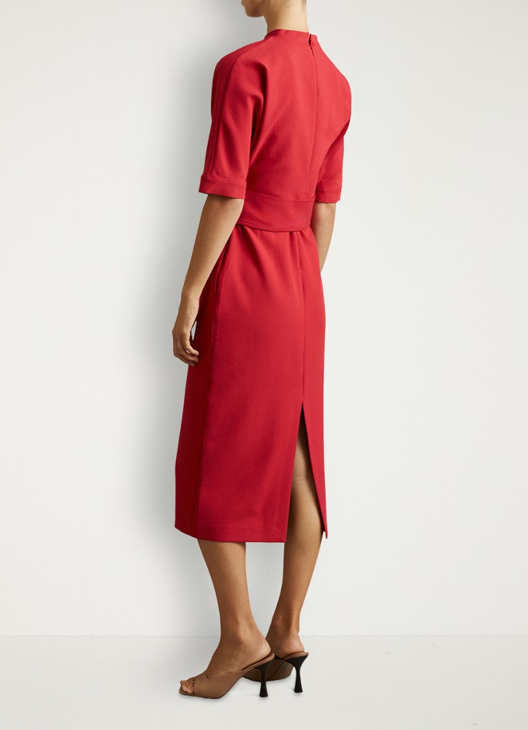 Rochie midi Reiss Naya cu curea
