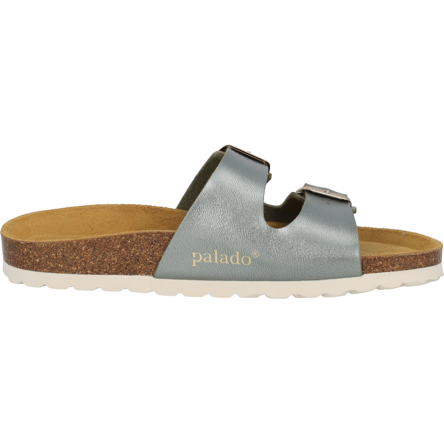Palado Milos Metallic, Pantoletten, Damen, Grün