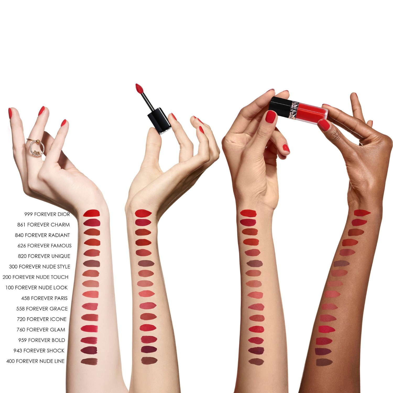 DIOR Forever Liquid - Átvitelálló folyékony rúzs - Ultra pigmentált matt - Második bőrhöz hasonló kényelem