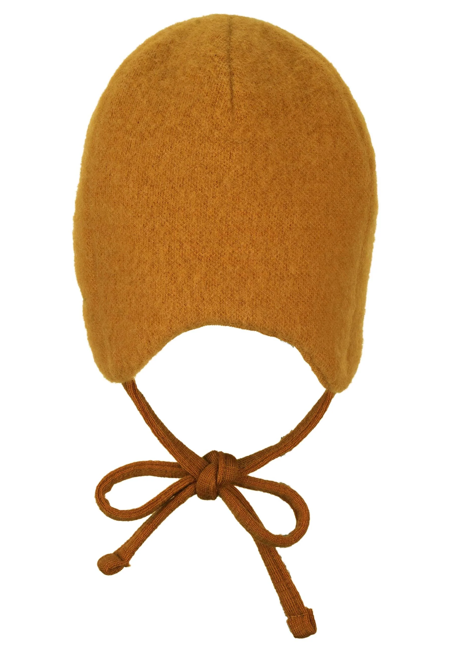 Mütze aus Wolle (Merino) mit Bindeband in 5 Farben