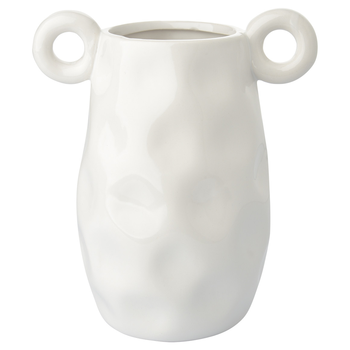 Vase mit zwei Henkeln