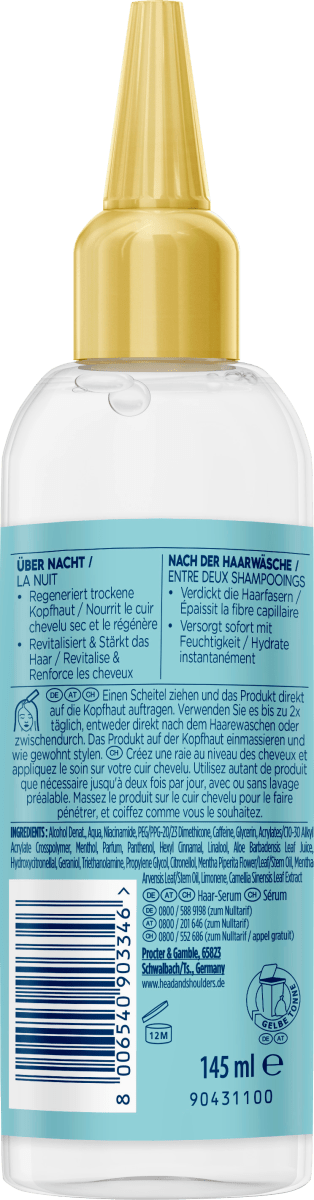 Leave-in Serum Derma x Pro Haar-Revitalisierer, 145 ml
