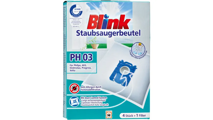 Blink Staubsaugerbeutel PH03