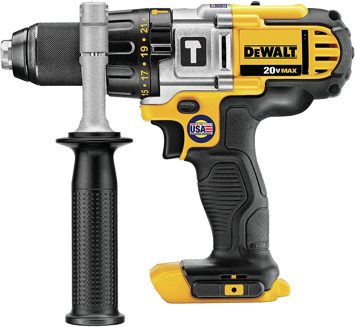 Furadeira de impacto DEWALT 20V MAX de 1/2 polegada (somente a ferramenta) (DCD985B)