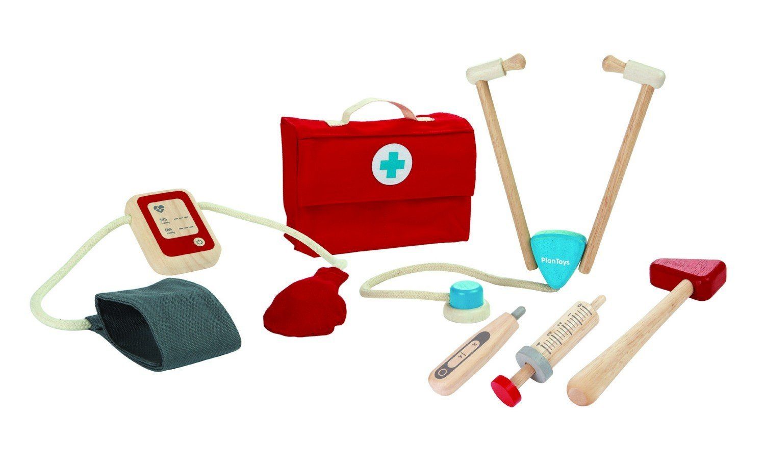 Plantoys Spielzeug-Arztkoffer Doktor Set, (Komplettset)