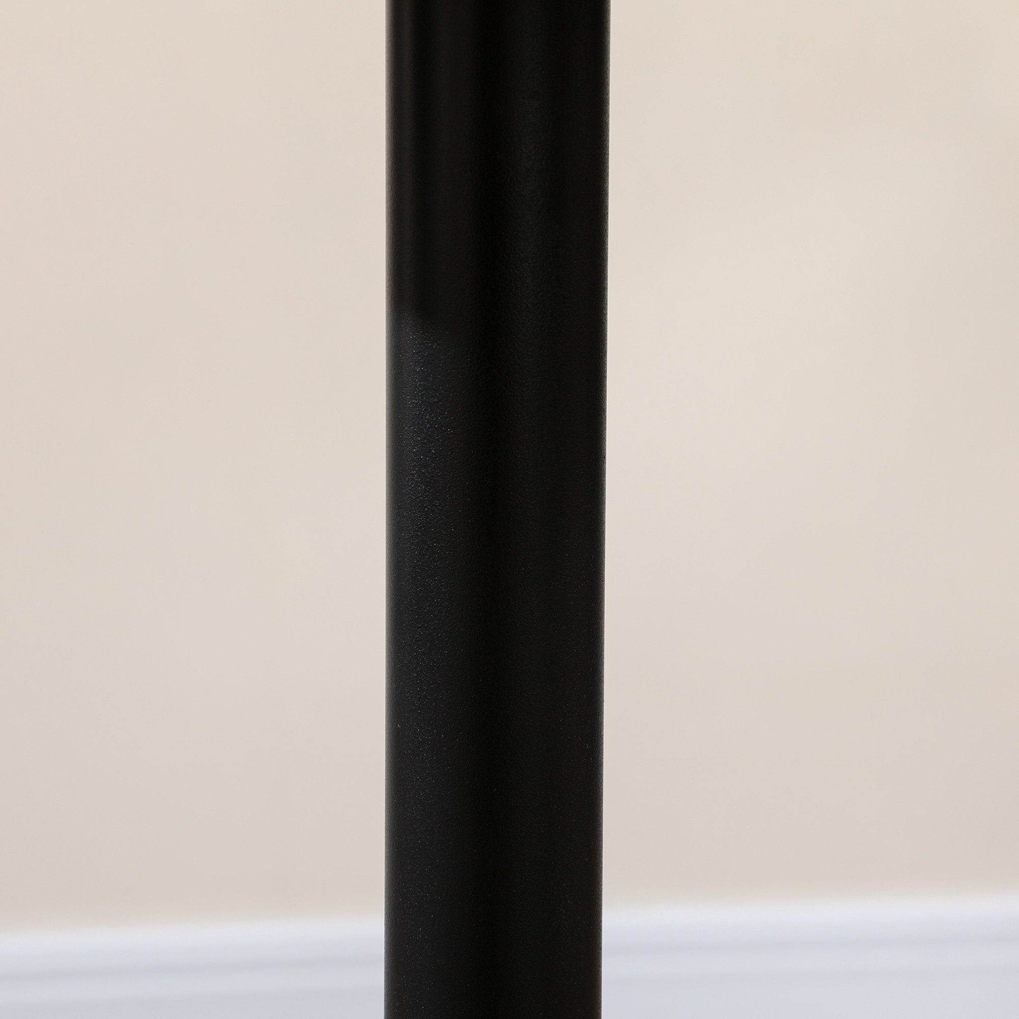 HOMCOM Esstisch Moderner Küchentisch mit Stahlfuß (Esszimmerisch, 1-St., Runder Esstisch), BxLxH: 70x70x75 cm, Schwarz