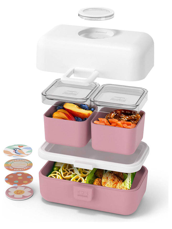 Monbento Lunchbox in Weiß/ Rosa - 800 ml günstig kaufen onesize