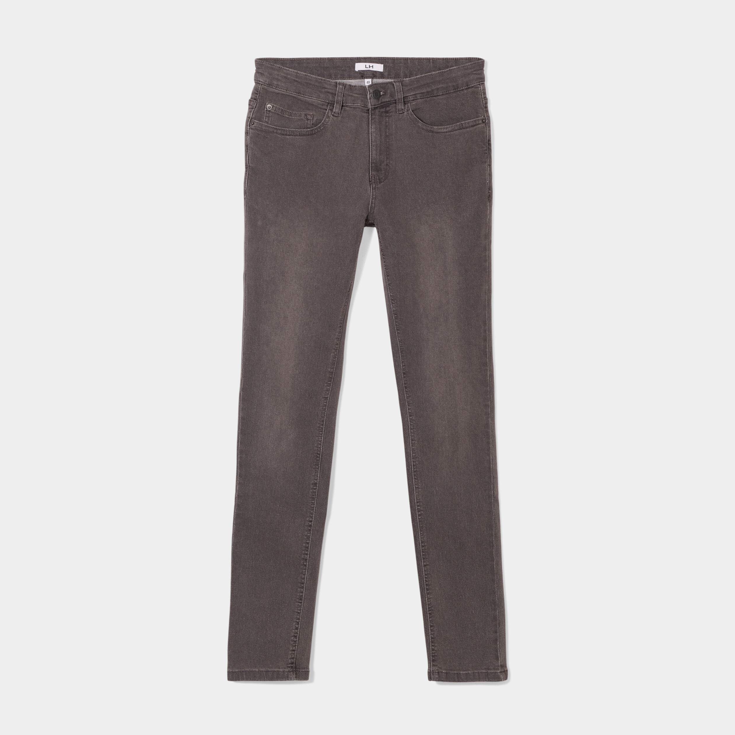 Jeans coupe skinny gris homme | La Halle