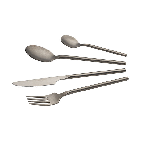 Tafelbesteck Bari, 16-tlg., für bis zu 4 Personen, Stonewashed