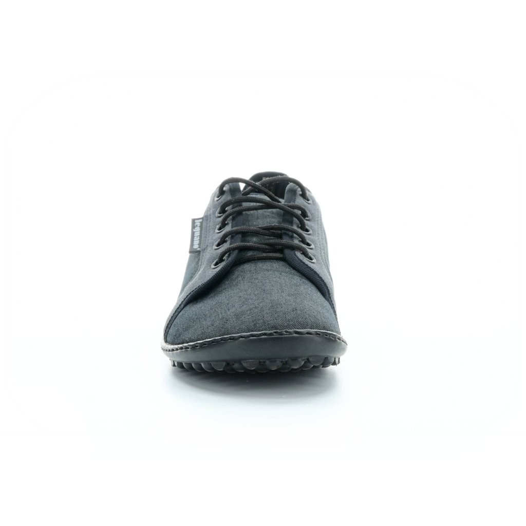 Leguano Denim Graphit Barfußsneakers