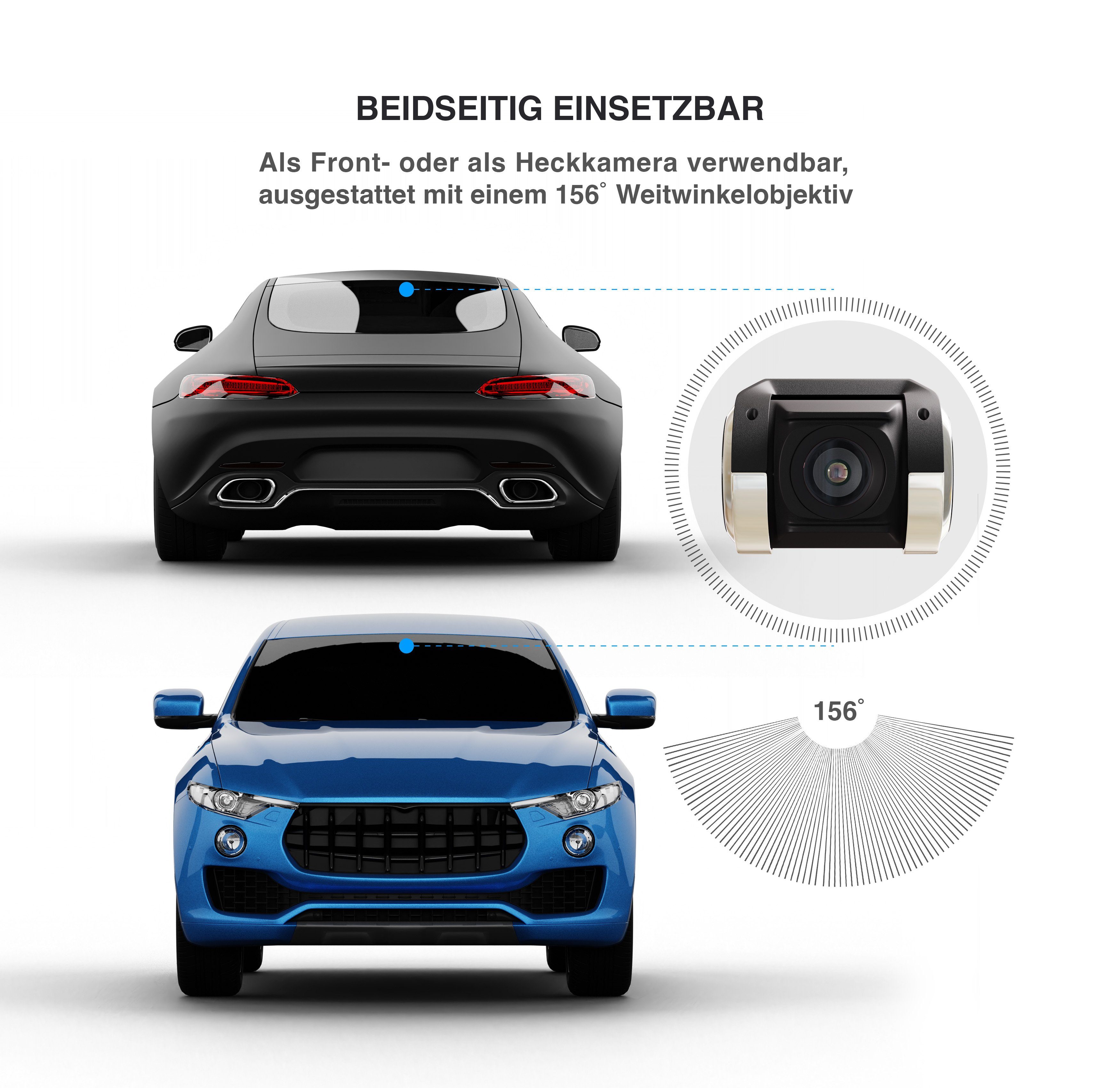ELGAUS ELGAUS OM-DVR2023, universelle 1080P Dashcam (HD, Dashcam, Nachtsicht, G-Sensor, Loop-Aufnahme, Bedienungsanleitung in DE/EN)